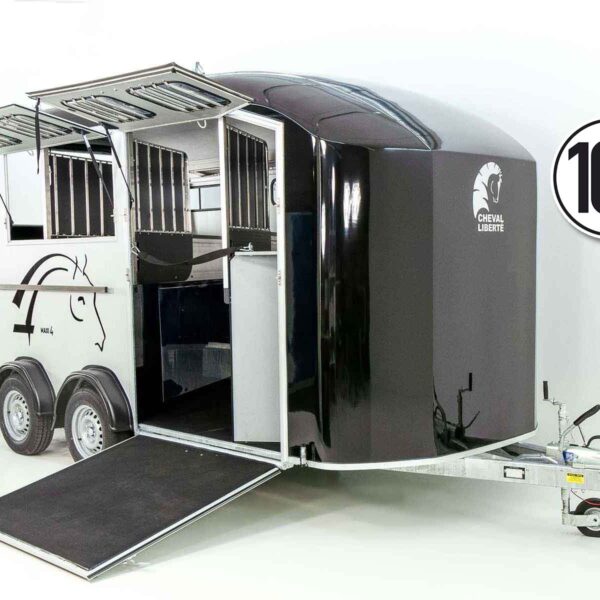 Cheval Liberte Pferdeanhänger Maxi 4| 4 Pferde| Pullman-Fahrwerk| 100km/h| schwarz
