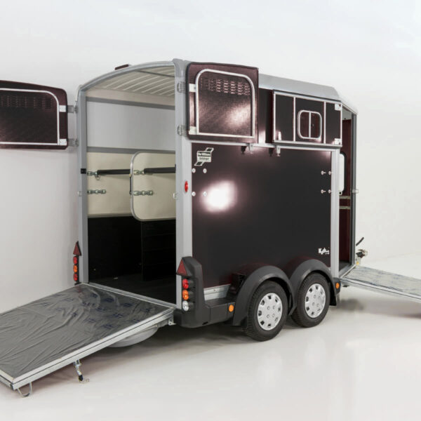 Ifor Williams Pferdeanhänger HB511|schwarz|Frontausstieg