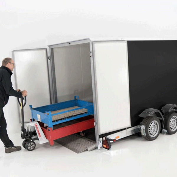 Vezeko Koffer-Absenkanhänger 210 cm Höhe 2,7 t | Schwarz – Robuste Anhängerlösung für Profis