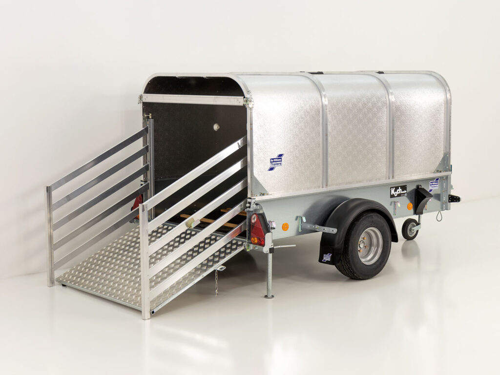 Ifor Williams Schafanhänger P7e – 121x221cm – 750kg – Höhe 112cm