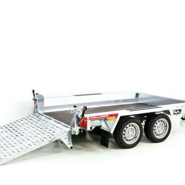 Temared Baumaschinenanhänger Builder 153x300 cm 2,7t | Rampe